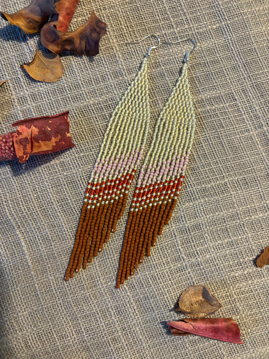 Extra Long Fringe Earrings